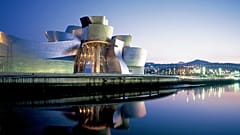 El Museo Guggenheim en Bilbao.