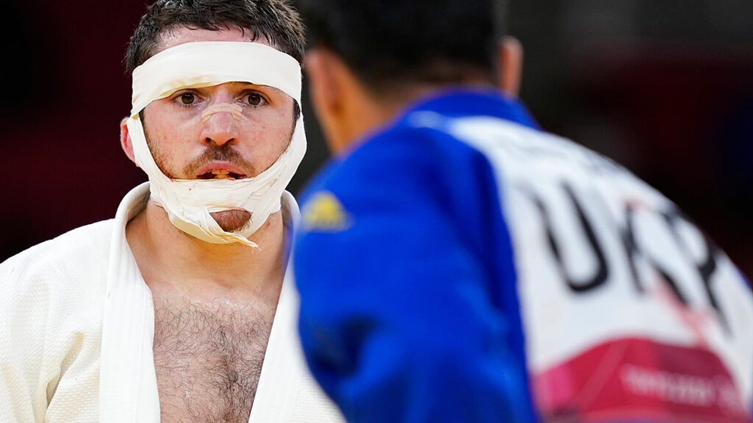 El yudoca Alberto Gaitero Martín en una competición