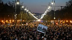 Manifestazione a Budapest