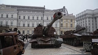 Kiew in der Ukraine nach dem Rückzug aus Awdijiwka