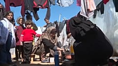 نازحون من مستشفى ناصر في خانيونس