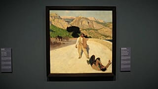 Картины, спасённые во время войны в Украине, представлены на выставке в Берлине.