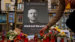 Megemlékezés Alekszej Navalnijról Bukarestben