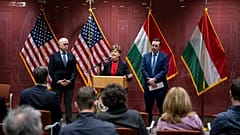 US-Senator:innen  auf Besuch in Budapest, Ungarn 