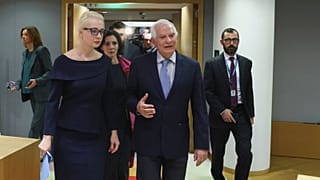 دیدار یولیا ناوالنیا، همسر الکسی ناوالنی با جوزپ بورل، مسئول سیاست خارجی اتحادیه اروپا
