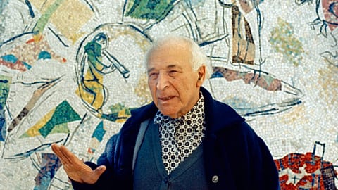 French painter Marc Chagall is seen in 1969. 