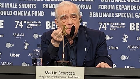 A Martin Scorsese press conference at the Berlinale? Chaos can only ensue
