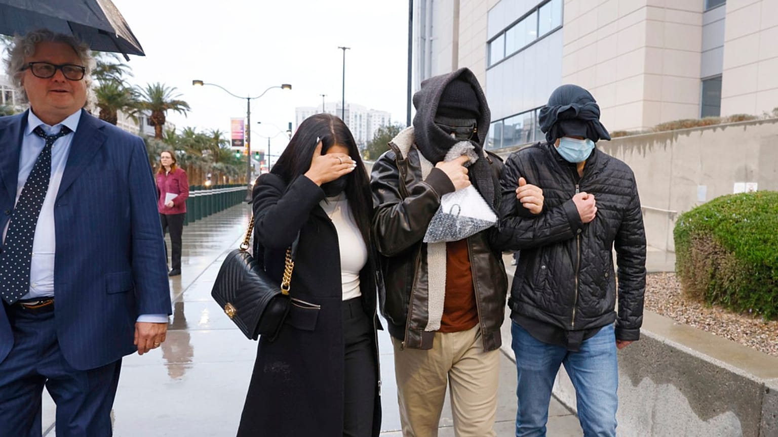 Former FBI informant Alexander Smirnov, second from right