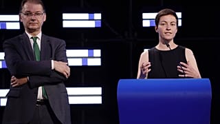 Philippe Lamberts és Ska Keller az EP-ben 2019. május 26-án 