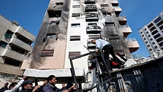 قصف إسرائيلي استهدف مبنى سكنيا في العاصمة السورية دمشق