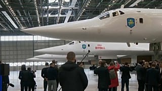 Présentation d'avions de chasse russes, 2024.