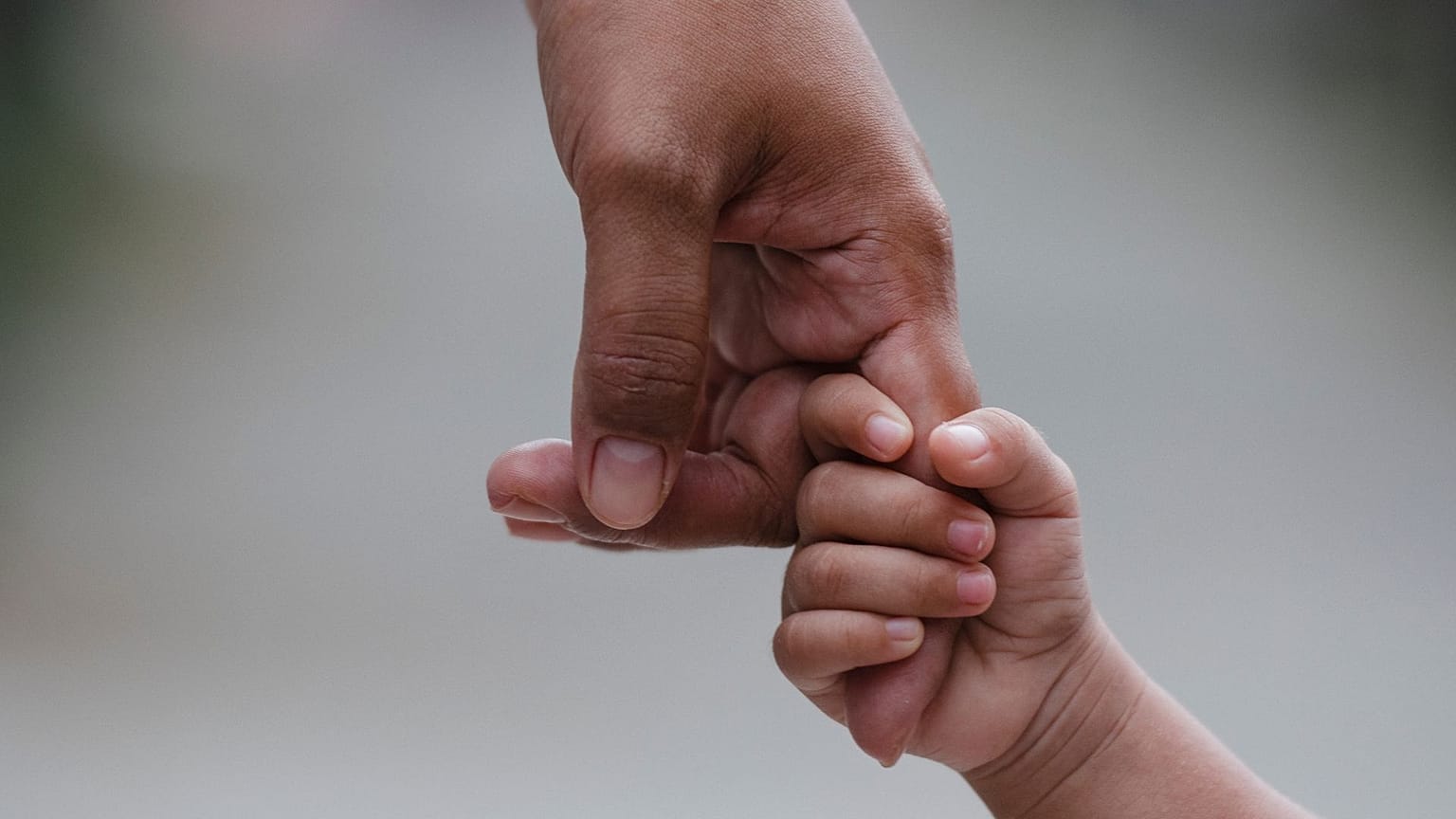 Mother's and a child hands
