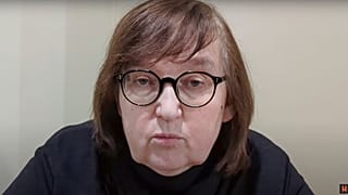 Feb. 22, 2024, Russian Opposition Leader Alexei Navalny's mother Lyudmila Navalnaya speaks during a video statement.