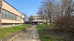 Meucci's high school and the gym heated by the green hydrogen boiler