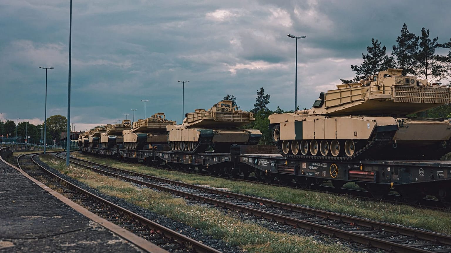Abrams M1A1 páncélosok várakoznak Németországban