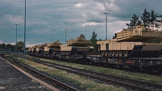 Abrams M1A1 páncélosok várakoznak Németországban