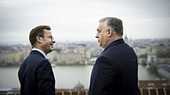 Orbán Viktor pénteken fogadta Ulf Kristerssont a Karmelita kolostorban 
