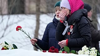 Navalnijra emlékezők Moszkvában - 2024. február 24.
