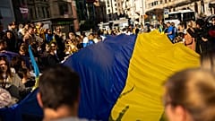 تظاهرات الأوكرانيين في إسطنبول