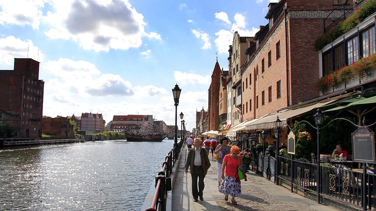 Gdansk belvárosa - a kép illuszráció! 