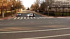 Washington'daki İsrail Büyükelçiliği yerleşkesi önü 