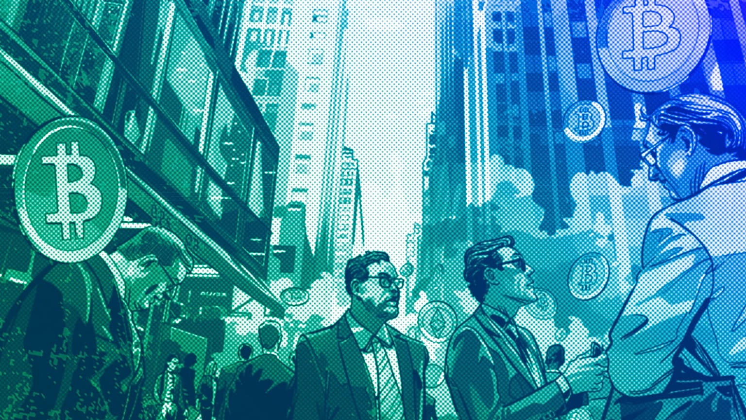 Cryptocurrency trading, illustration