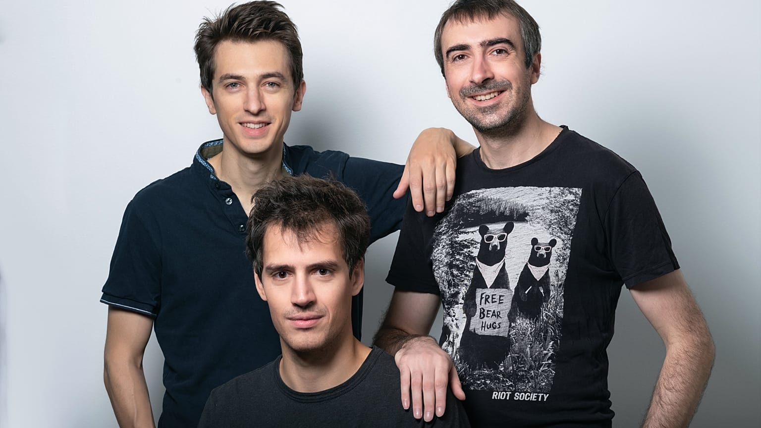 Mistral founders Arthur Mensch, Guillaume Lampe, Timothee Lacroix 