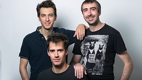 Mistral founders Arthur Mensch, Guillaume Lampe, Timothee Lacroix 