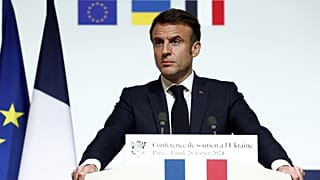 Emmanuel Macron, lundi 26 février 2024.