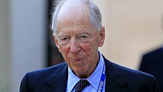 Lord Jacob Rothschild arrives for a reception at Clarence House in London for the delegates of the Global Investment Conference, July 26, 2012.