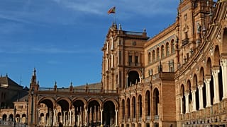 La plaza de España en Sevilla es uno de los espacios más visitados de la ciudad