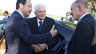 Νίκος Χριστοδουλίδης και Σέρτζιο Ματαρέλα