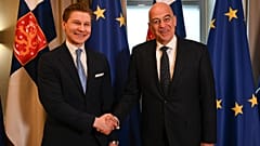 Νίκος Δένδιας και Άντι Χακάνεν