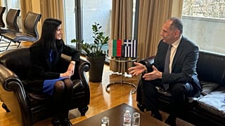 Συνάντηση Έλληνα ΥΠΕΞ Γιώργου Γεραπετρίτη με ΥΠΕΞ Βουλγαρίας Μαρίγια Γκάμπριελ