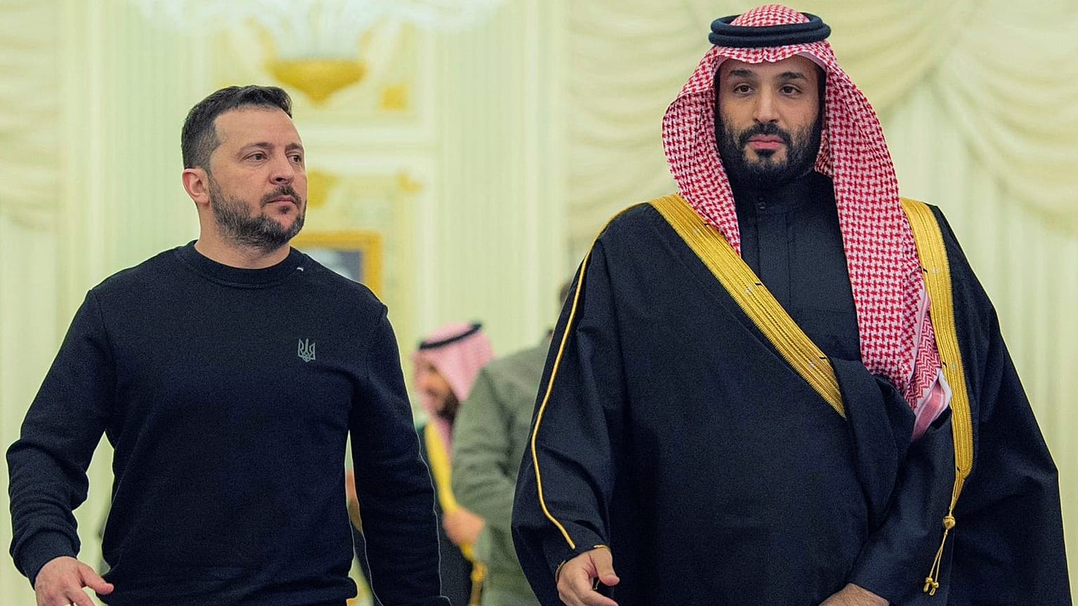 زيلينسكي وبن سلمان