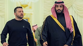 زيلينسكي وبن سلمان