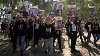 Families of hostages held in Gaza  march to Jerusalem