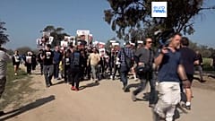 Πορεία προς την Ιερουσαλήμ για συγγενείς απαχθέντων