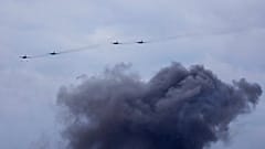 Die Ukraine hat drei russische Kampfjets abgeschossen. 