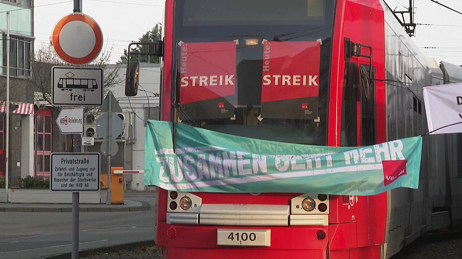Tömegközlekedési sztrájk Németországban 2024. február 29-én