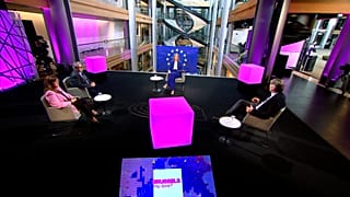 Méabh Mc Mahon con Antonio López-Istúriz, Soraya Rodríguez y Nacho Sánchez Amor