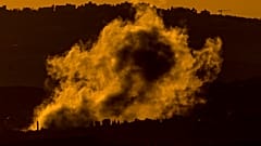 Smoke rises following an Israeli bombardment on southern Lebanon as seen from northern Israel, Thursday, Feb. 29, 2024.