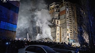 Разрушенный дом в Одессе