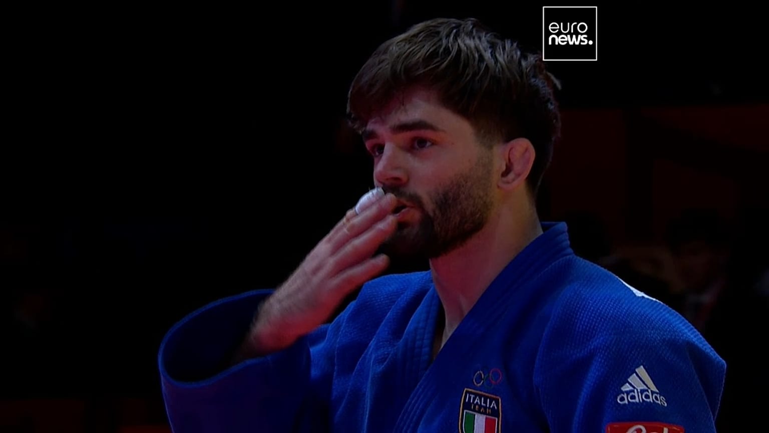 Chez les moins de 73 kg, Manuel Lombardo a remporté une lutte serrée contre Danil Lavrentev pour prendre la première place à Tachkent
