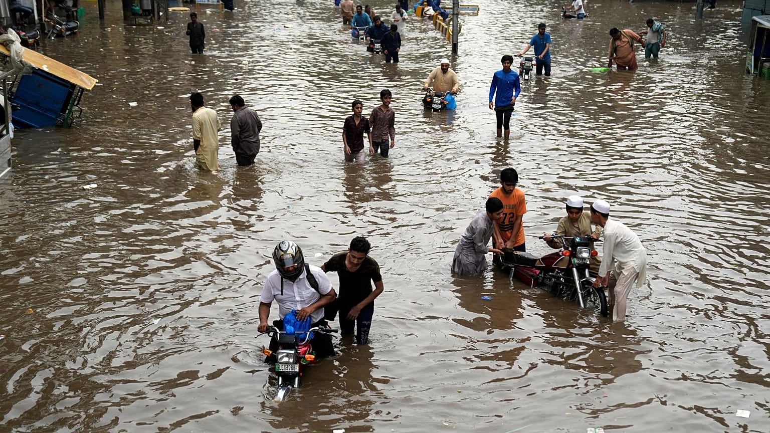 عکس آرشیوی از سیل سال گذشته پاکستان