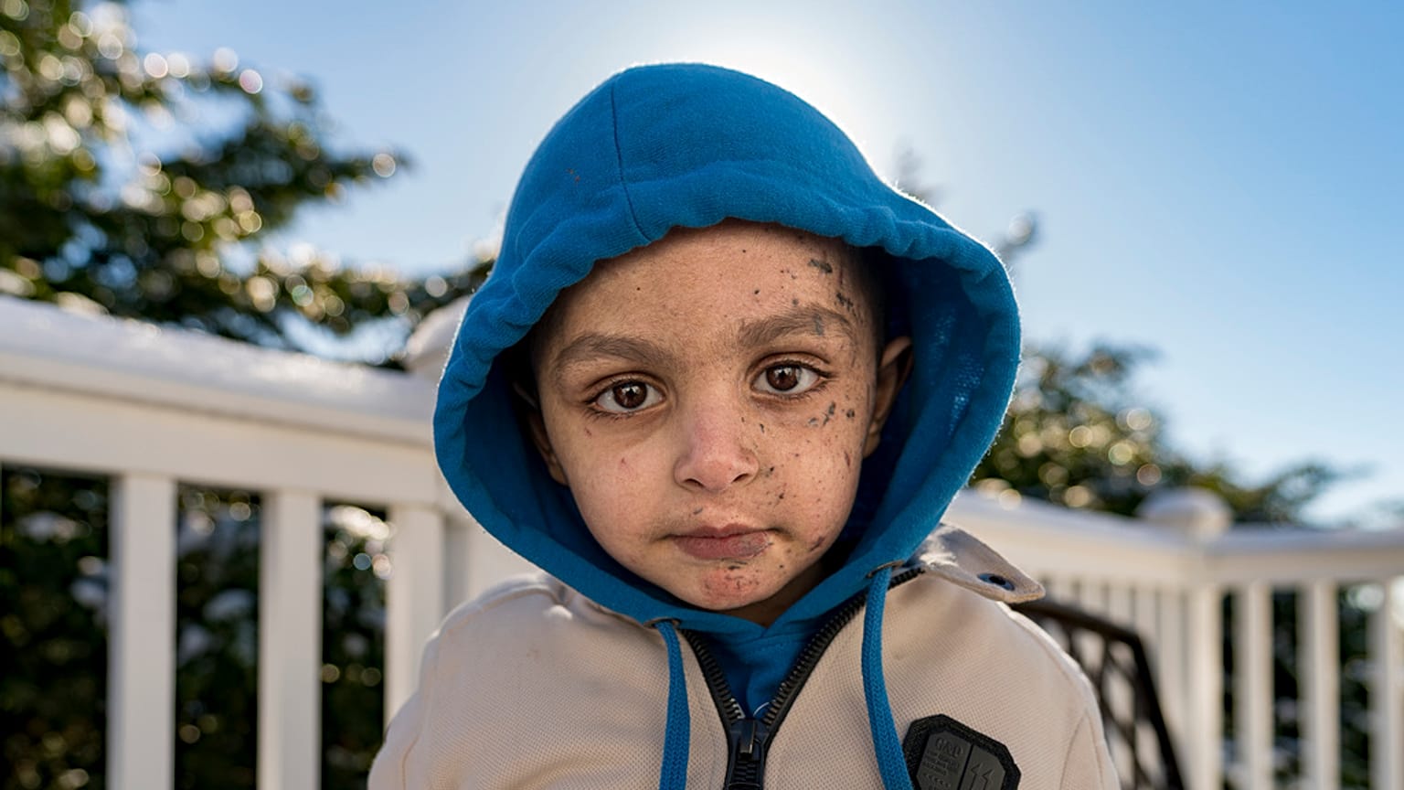 A Palestinian boy who was killed after his entire familiy were killed in a Israeli airstrike. 