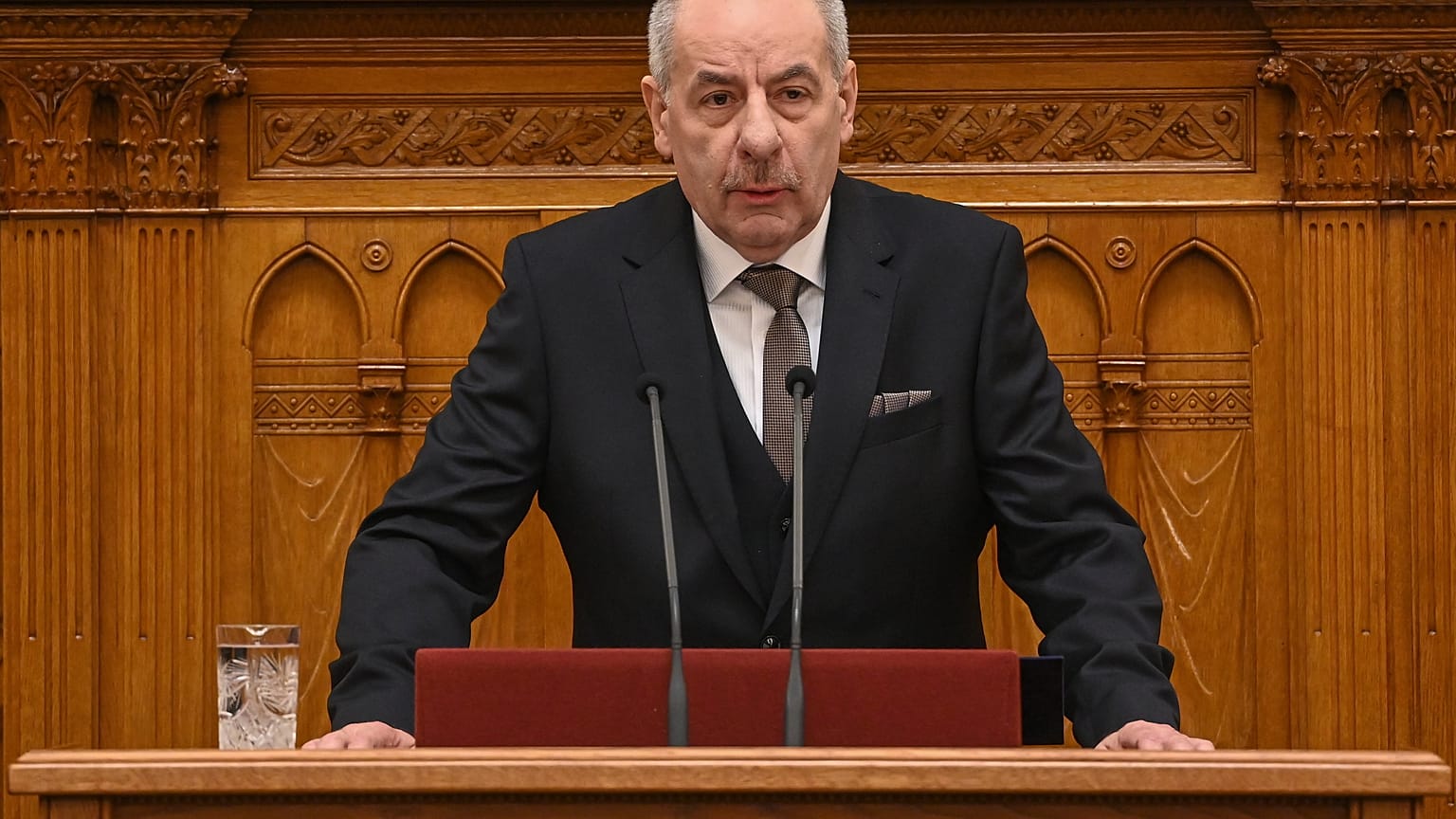 Sulyok Tamás az Országgyűlés plenáris ülésén 2024. február 26-án