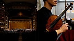 Noseda loaned the musicians his personal collection of historic instruments for the performance.