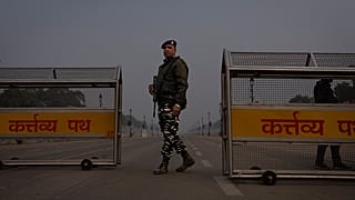 Un oficial de las fuerzas del orden de India, en una foto de archivo