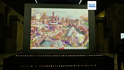 Cartaz oficial dos Jogos Olímpicosvde 2024